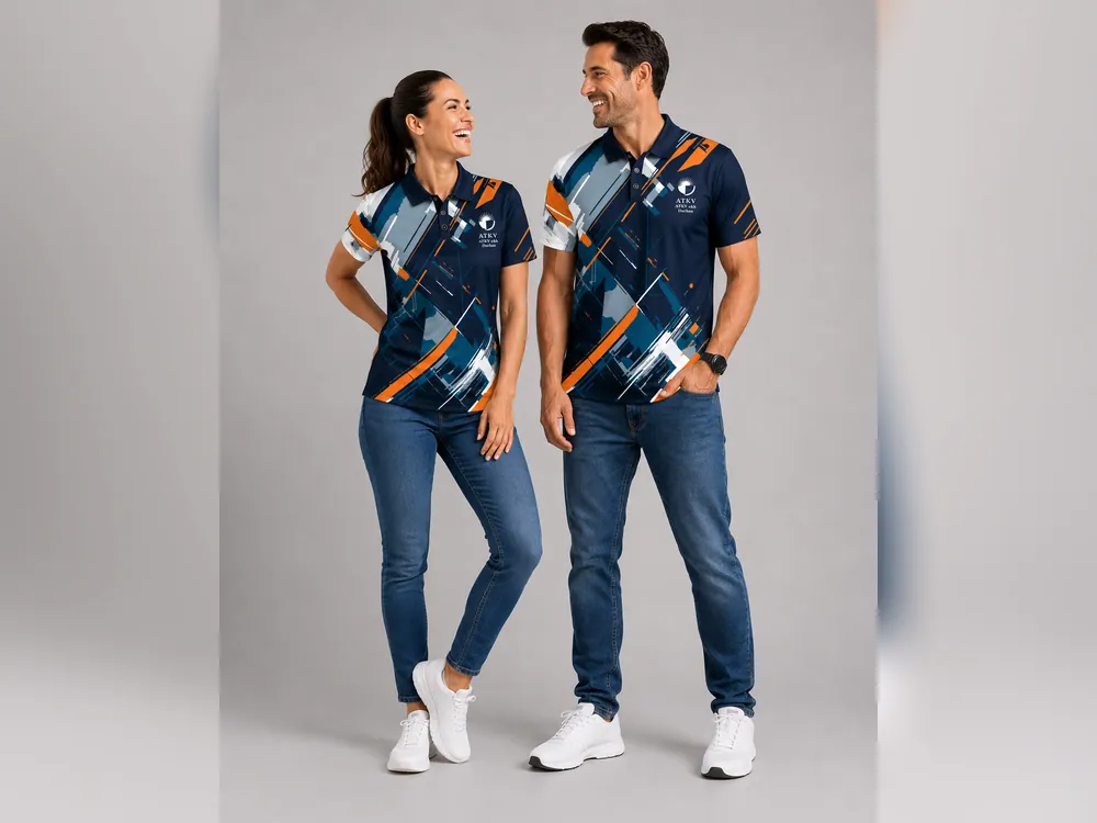 Corporate branded polo shirts