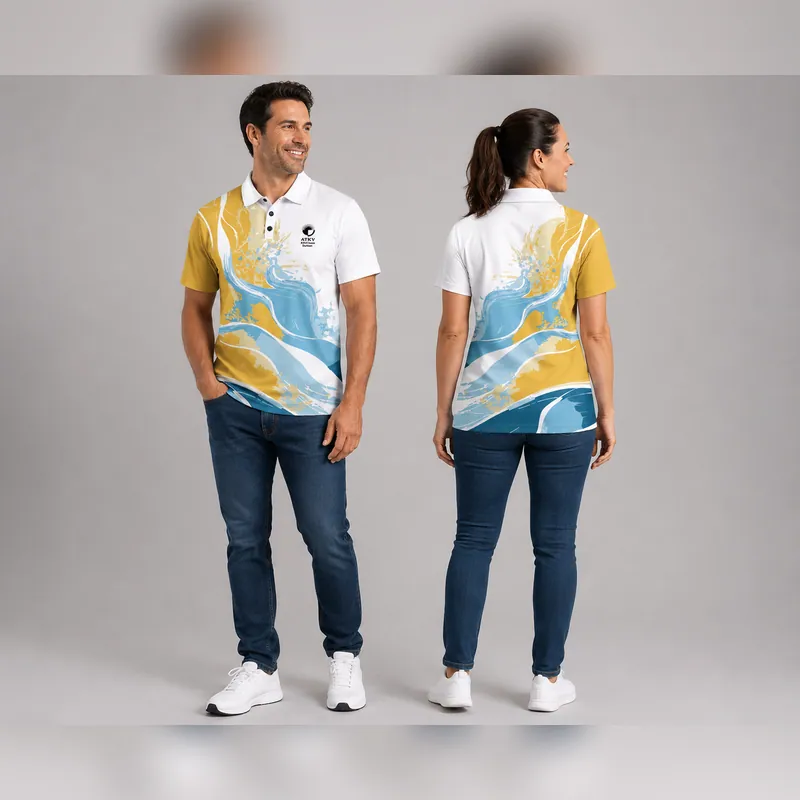 White corporate polo shirt